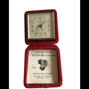 80s Seth Thomas Germany ancient mechanical travel clock